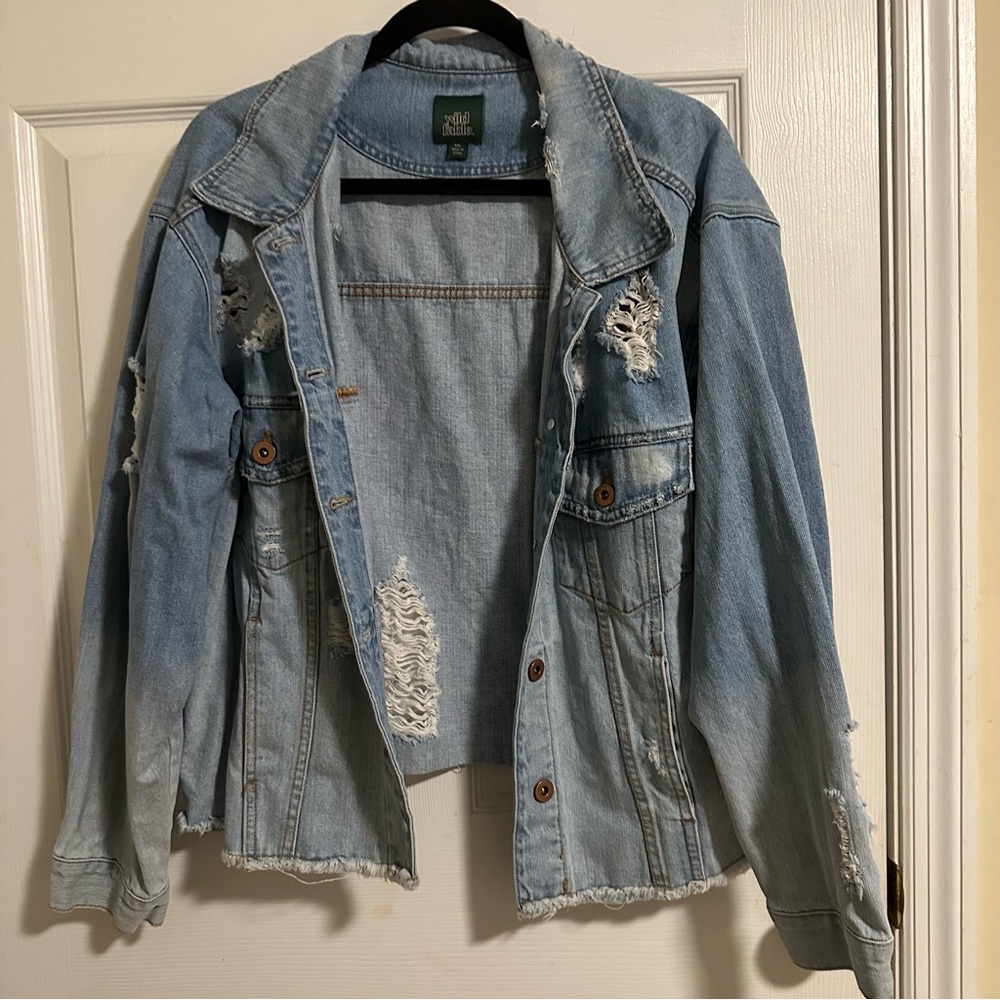 XXL Wild Fable oversized light wash  denim jacket